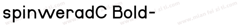 spinweradC Bold字体转换